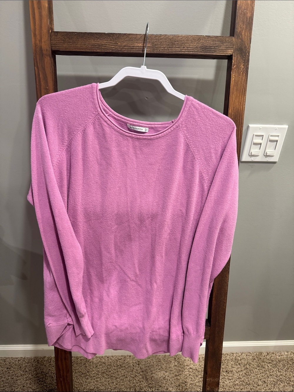 Staccato Pink Crewneck Sweater